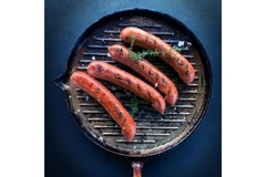Image Vegan sausages.